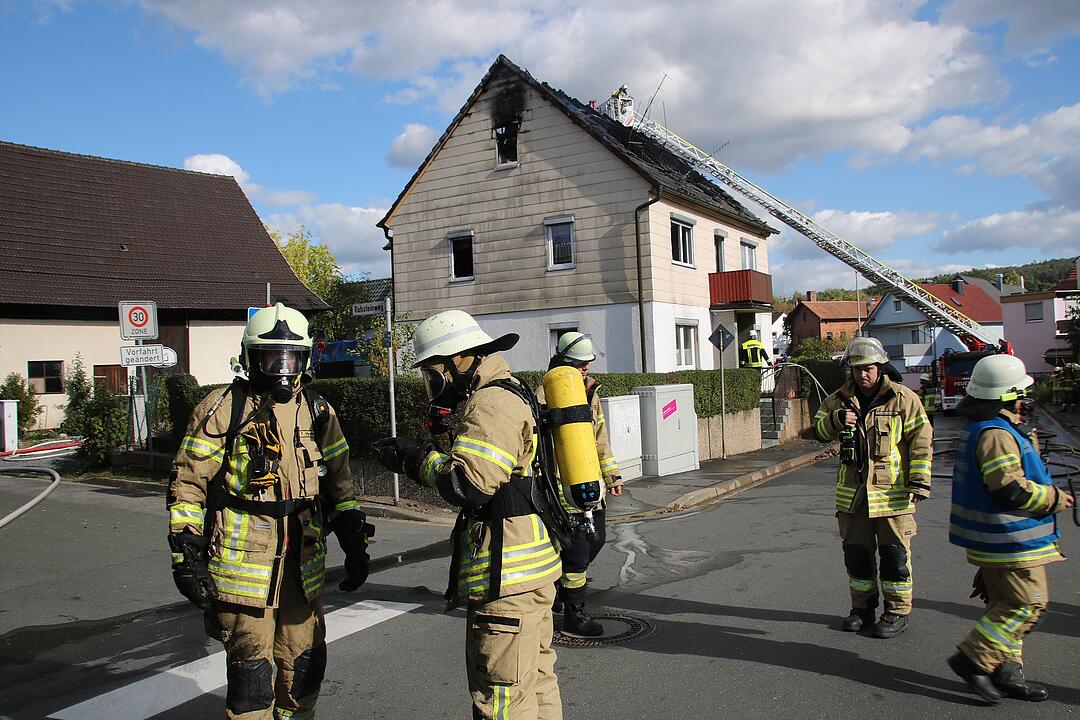 Großbrand in Lichtenfels