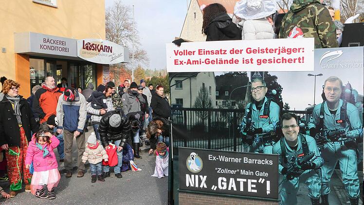 Auf närrische Weise kommentierte der Bürgerverein das Thema Konversion. Und punktete damit bei den Bambergern.  Foto: RiegerPress