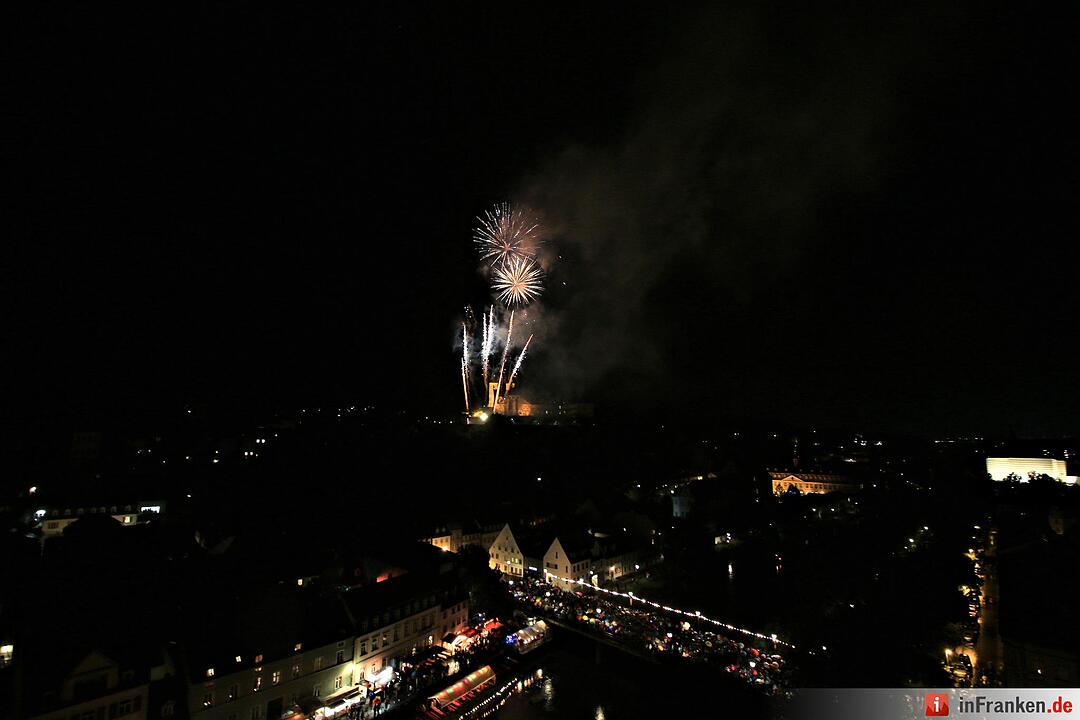 Sandkerwa-Feuerwerk in Bamberg