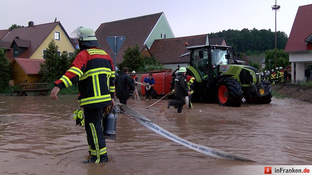 Unwetter in Frankendorf