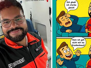 Bamberger Notfallsanitäter begeistert Tausende mit Satire im Netz