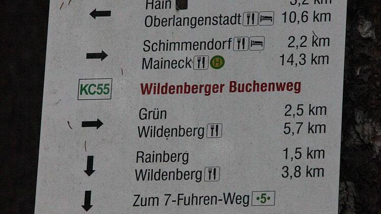 Hinweistafeln an den "7 Fuhren"  Foto: Friedwald Schedel
