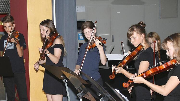 Das Schulorchester begeisterte mit "Final Countdown".