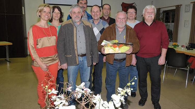 Der Vorstand des Heimat- und Gartenbauvereins  Foto: Roland Meister