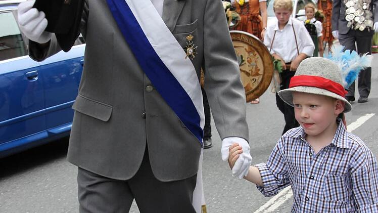 Georg Lindig mit Sohn