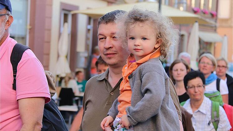 Ankunft der Wallfahrer