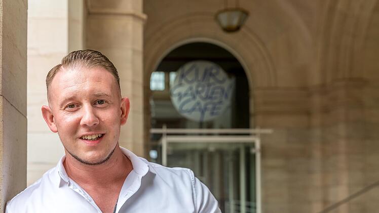 Florian Höhn hat in Bad Kissingen schon einen Gastro-Betrieb. Nun übernimmt er das Kurgarten-Café -jedoch erst einmal auf gewisse Zeit.
