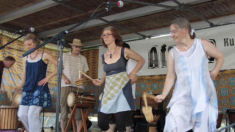 Auftakt bei den Afrika-Kulturtagen in Forchheim. Foto: Michael Memmel