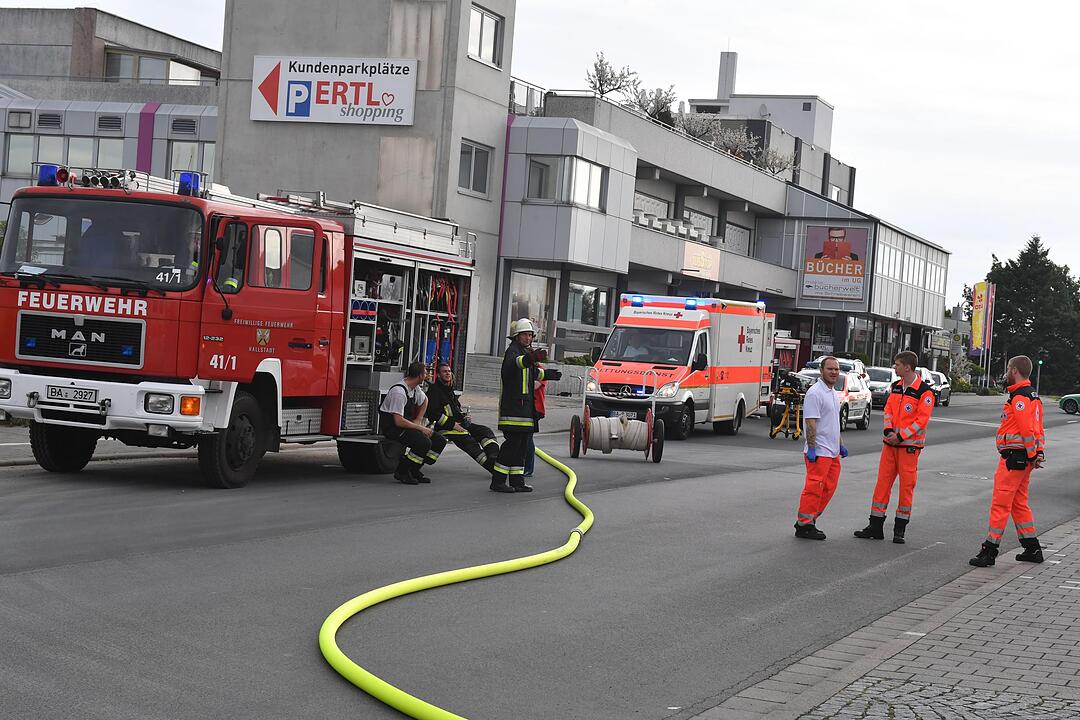 Hallstadt: Hoher Schaden bei Baumarkt-Brand