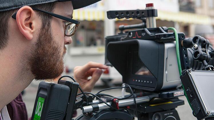 Oliver Hillenbrand beim Filmprojekt "Untold". Foto: Projekt-Team "Untold"