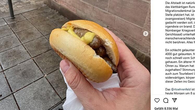 TV-Star besucht Nürnberg und scheitert bei Fränkisch-Versuch - "Drei im Wegglä"