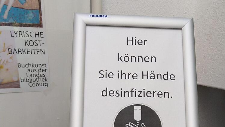 Impressionen aus dem Coburger Kunstverein in Zeiten der Corona-KriseFoto: Jochen Berger