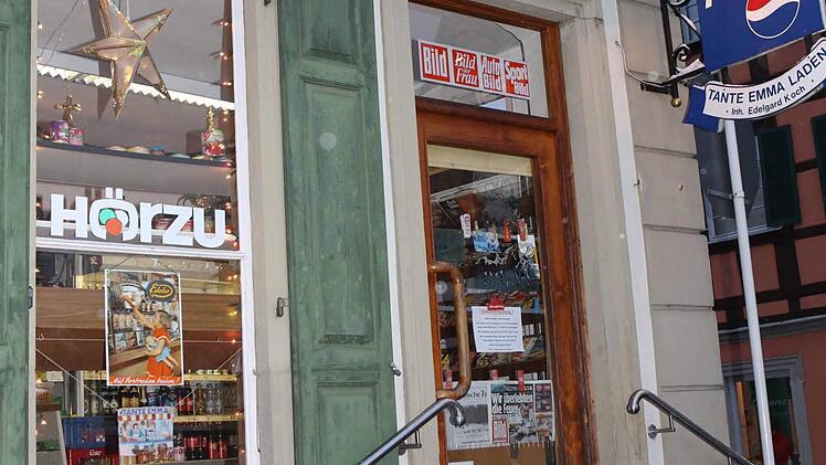 Der Tante-Emma-Laden in der Oberen Sandstraße 33 schließt heute. Foto: RiegerPress