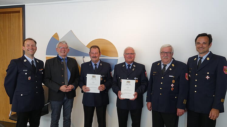 Hallstadt: 100 Jahre in der Wehr aktiv - "Die Leistung verdient h&ouml;chsten Respekt"