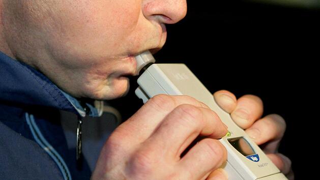 Alkoholtest bei Polizeikontrolle