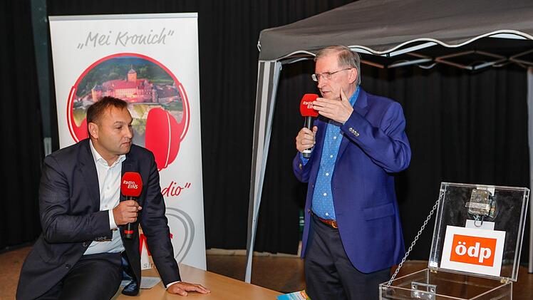 Jürgen Baumgärtner und Thomas Müller (ÖDP) Foto: Matthias Hoch