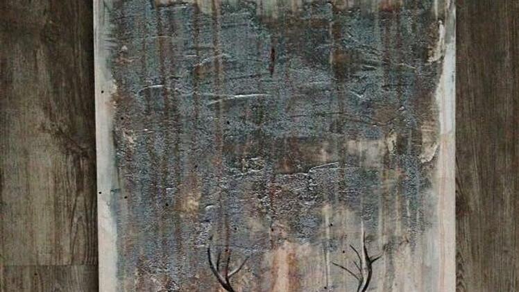"Der Hirsch im Herbstwald" - ihn würde Carina Scherbel nie verkaufen.Susanne Deuerling
