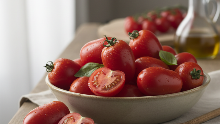Tomaten im Fokus: Wie der t&auml;gliche Konsum deine Gesundheit beeinflusst.