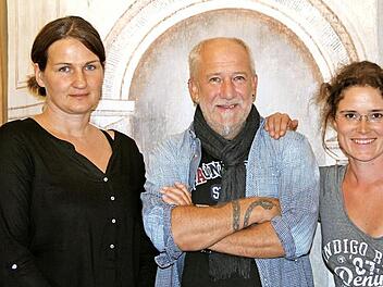 Sabine Roidl, Werner Kramer und Christina Kraus (v.l.) stellen derzeit in Waischenfeld aus.  Foto: privat
