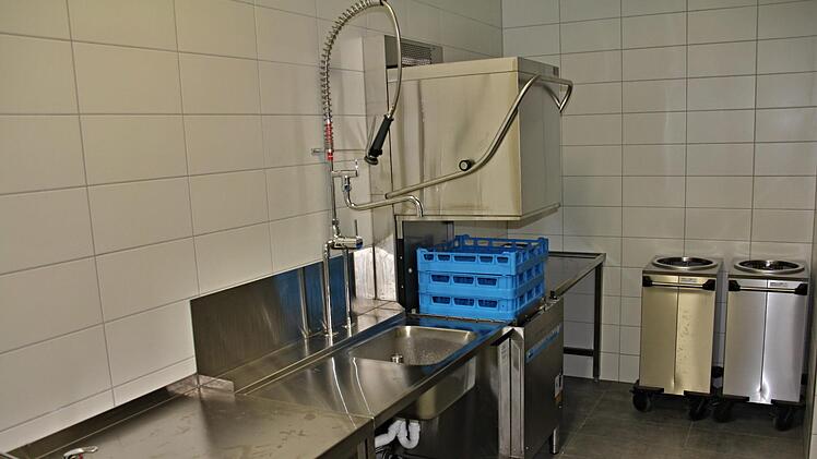 Die Spülküche der neuen MensaHelmut Will