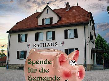 Spende für die arme Gemeinde: Viele Investitionen sind in den nächsten Jahren nötig, doch nicht für alles reicht das Geld. Da wären Spenden aus der Bevölkerung sehr willkommen. Fotomontage: Dieter Britz