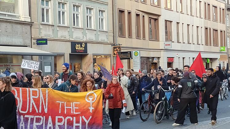Demostration zum Internationaler Frauentag 2024 in Bamberg