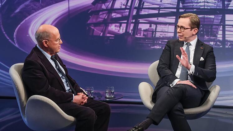 K&ouml;nnen die CDU und die Linke im Osten zusammenarbeiten? Weder Gregor Gysi (links) noch Philipp Amthor machten bei "Maischberger" konkrete Aussagen dazu.