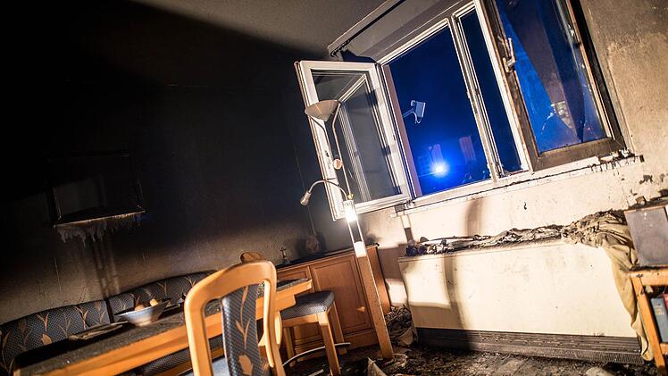 Der Wohnraum und die Küche waren völlig verwüstet.  Foto: Alexander Muck