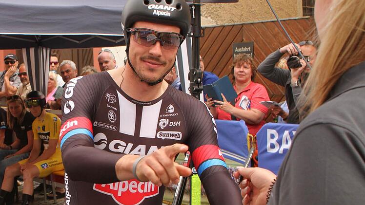 John Degenkolb war hier vor seinem Start noch sehr zuversichtlich.