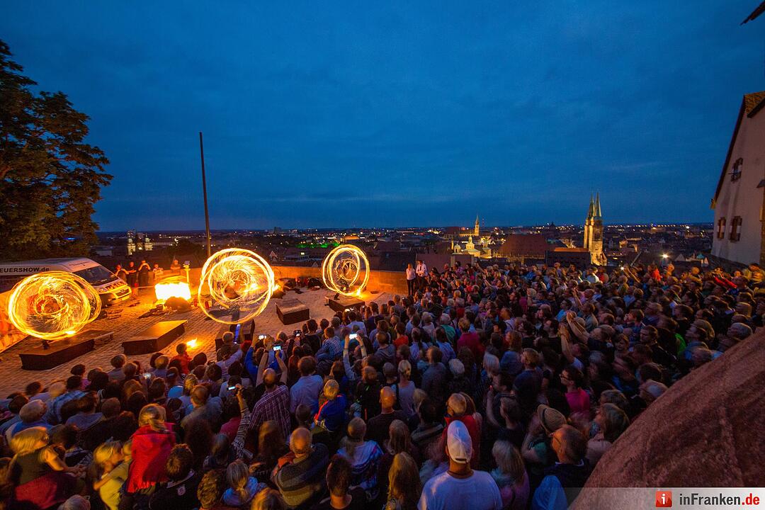 Burgfest auf der Kaiserburg in Nürnberg