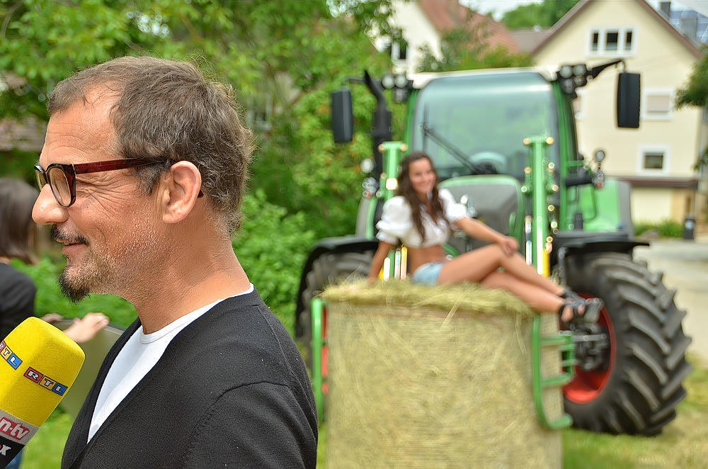 Presse Fotoshooting des Jungbauernkalenders 2013