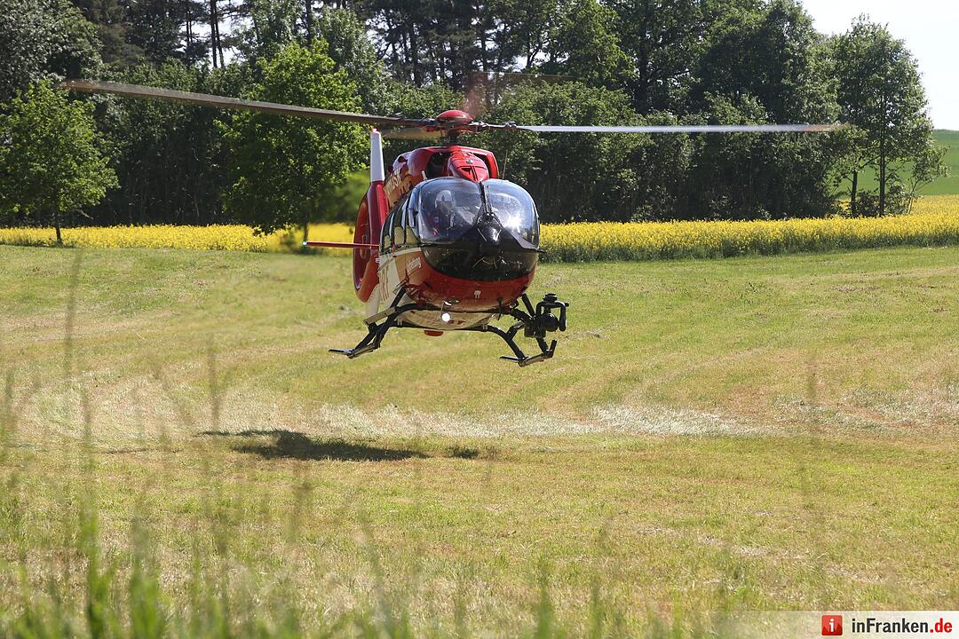 Unfall am Würgauer Berg: Motorradfahrer schwer verletzt