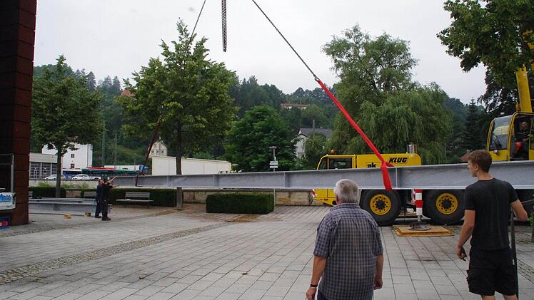 Arbeiten am Schwarzen Steg. Foto: Marco Meißner