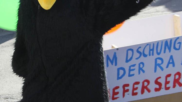 Faschingsumzug in Oberlangenstadt. Foto: Veronika Schadeck