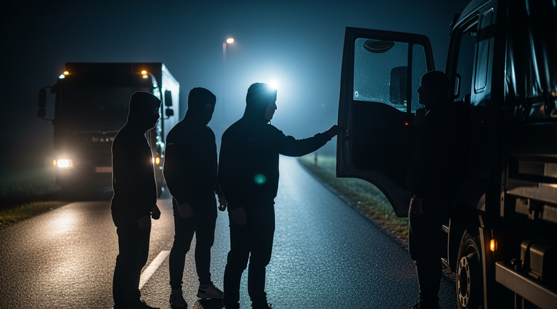 Zeugen nach &Uuml;berfall auf Lkw-Fahrer im Kreis Kitzingen gesucht