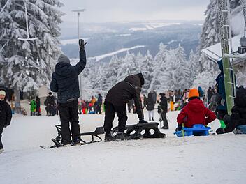 Wintersport auf der Wasserkuppe - Hessens h&ouml;chster Berg