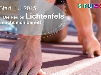 Lichtenfels macht sich bereit: Ein Plakat zum VGN-Beitritt. Foto: VGN