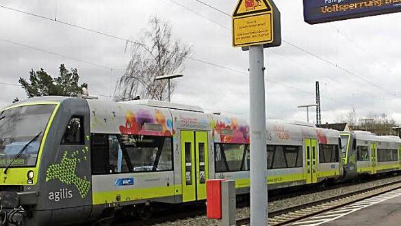 Nur zur Erinnerung: So sieht der Agilis-Triebwagen aus, der die "Bahnfahrer" aus dem Eberner Ersatzbus von Hallstadt nach Bamberg (und zurück) bringt.