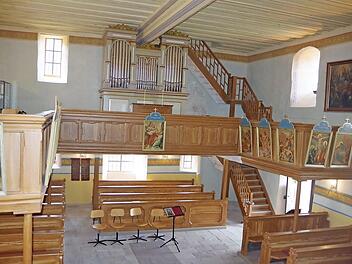 Blick in die Kirche Alt-Pankratius in Steinberg Foto: Heike Schülein