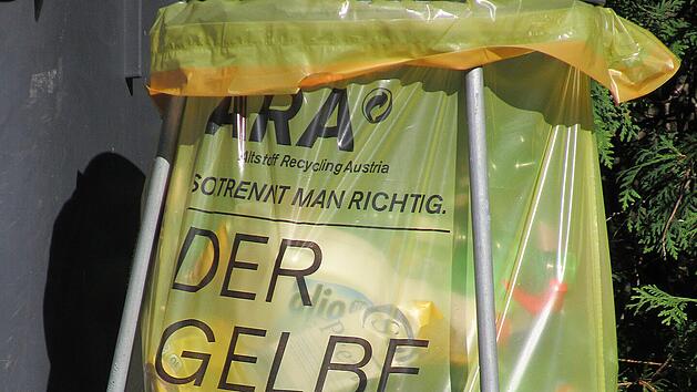 Gelber Sack - das geh&ouml;rt nicht hinein