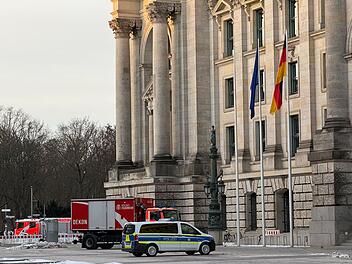 Feuerwehreinsatz im Reichstagsgeb&auml;ude