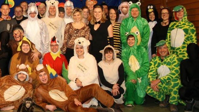 Zahlreiche Darsteller bereicherten den Kappenabend der Fuschter Euls.  Foto: Fuschter Euls