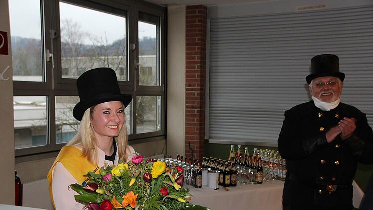 Empfang in Coburg für die "Miss Handwerk" Ramona BrehmOliver Schmidt