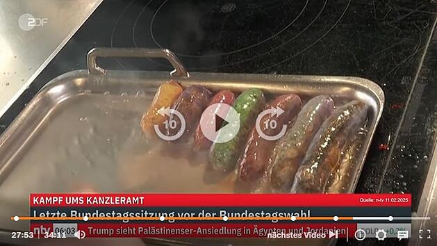 Fränkischer Metzger verkauft Partei-Bratwürste - und landet in "Heute-Show"