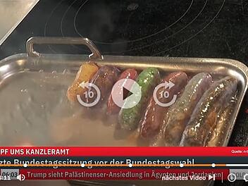 Fränkischer Metzger verkauft Partei-Bratwürste - und landet in "Heute-Show"