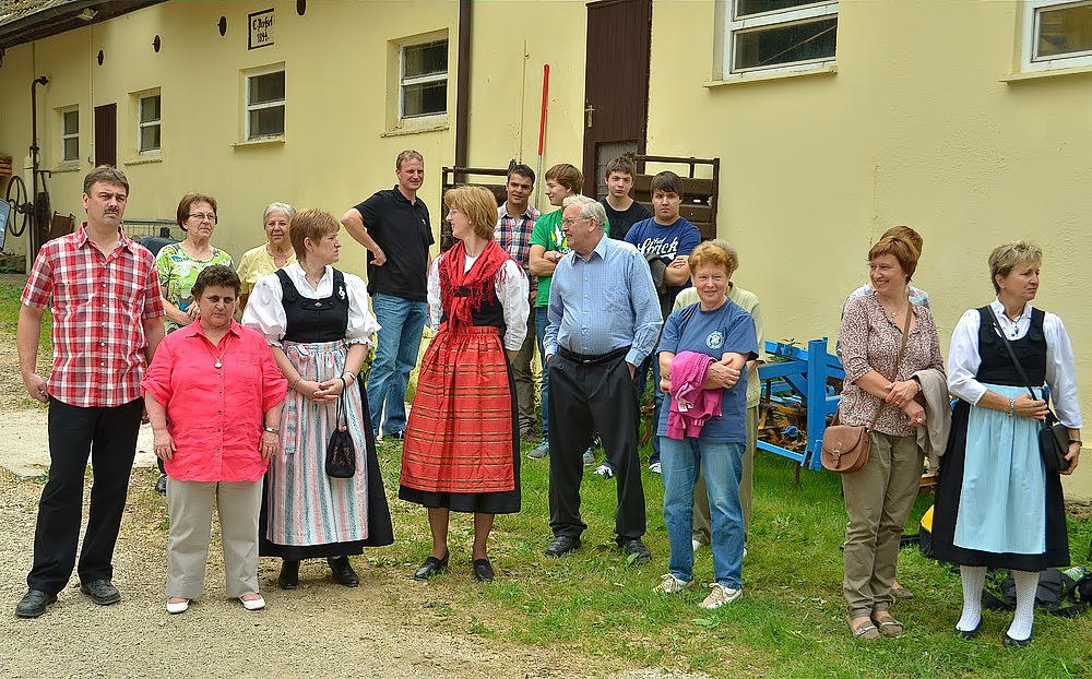 Presse Fotoshooting des Jungbauernkalenders 2013