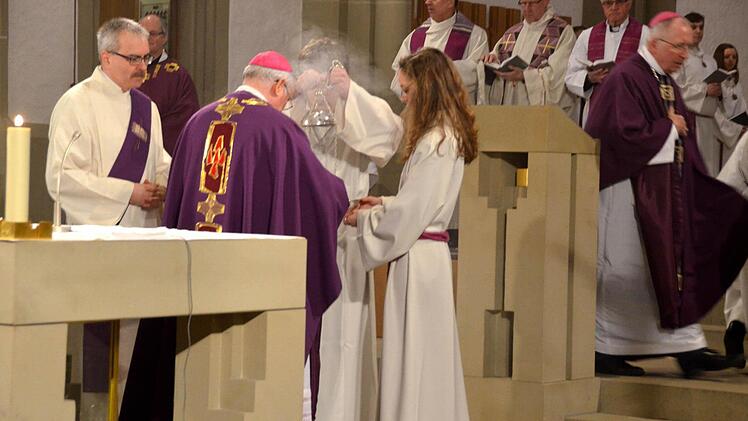 Besuch des Bischofs in Bad Kissingen. Foto: Peter Rauch
