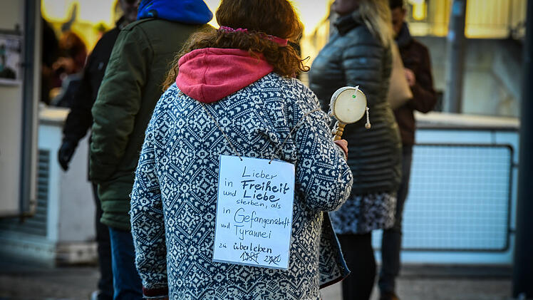 Corona-Demo in Bamberg