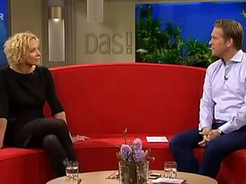 Katja Riemann und Hinnerk Baumgarten fanden bei "DAS! Rote Sofa" keinen gemeinsamen Gespr&auml;chsnenner.