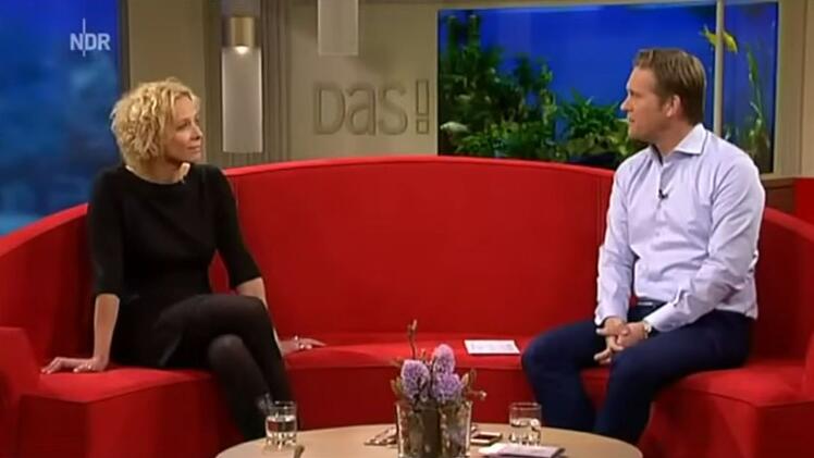 Katja Riemann und Hinnerk Baumgarten fanden bei "DAS! Rote Sofa" keinen gemeinsamen Gespr&auml;chsnenner.